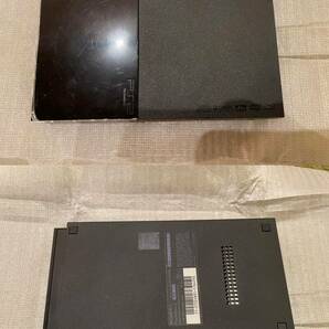 店頭展示品 未使用品 SONY ソニー PlayStation PS2 チャコール・ブラック 薄型 SCPH-90000 CB 本体セットの画像6
