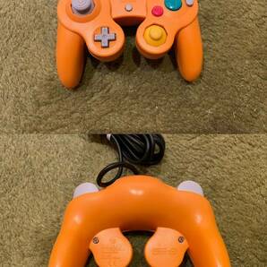 任天堂 Nintendo GAMECUBE DOL-001 ニンテンドーゲームキューブ オレンジ 本体セットの画像5