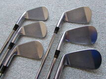 日本シャフト N.S.PRO 750GH Wrap Tech Flex R アイアン＃4～＃9 6本セット★ヘッド STATUS★グリップ Golf Pride CP2 Wrap★中古_画像2