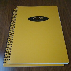 文具店在庫品☆マルマン【MUSIO】リングノート2冊 (N328-04・7mm罫) ☆