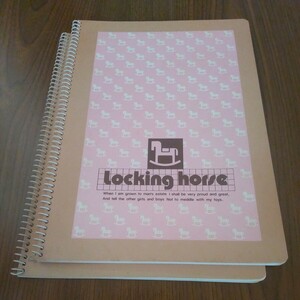 文具店在庫品☆【Locking horse】リングノート 2冊☆