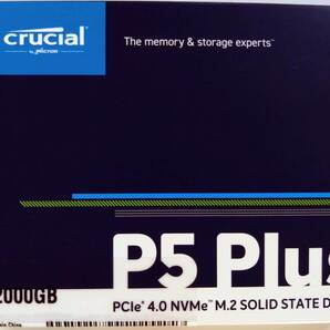 【送料無料/新品未開封】クルーシャル 2TB SSD Crucial NVMe M.2 NVMe (CT2000P5PSSD8 P5 Plusシリーズ) ②の画像2