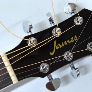 James ジェームス J-300A NAT (ナチュラル) アコースティックギター J300A アコギ バンド 練習用 初心者向け 小ぶり 即決の画像4