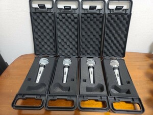 [1 иен ~]SHURE 565SD MEXICO производства электродинамический микрофон 4шт.@ с футляром 