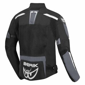 【新品 送料無料】Berik X-Speed Air ベリック テキスタイル ジャケット メッシュ カラー：ブラック/ホワイト/グレー サイズ：EU52の画像2