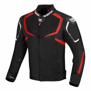 【新品 送料無料】Berik X-Speed Air ベリック テキスタイル ジャケット メッシュ カラー：ブラック/レッド サイズ：EU50