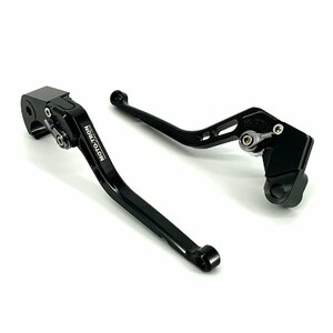 【新品 送料無料】MOTO-TRON クラッチ ブレーキ レバーセット EVO LONG LEVER SUZUKI KATANA/GSXR600 他適合車種あり 黒/チタニウムグレー