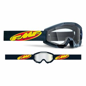 【新品 送料無料】FMF PowerCore Clear Lens Goggles エフエムエフ パワーコア クリア レンズ ゴーグル カラー：ブラック