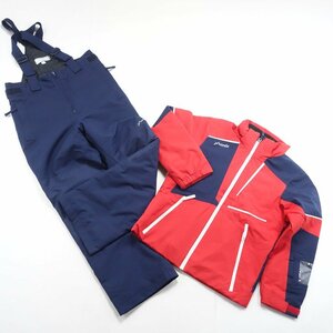  used 20/21 PHENIX ASYMMETRY BLOCK BOY'S 2P PSAG22P82 Junior 150 size ski top and bottom set wear Phoenix 