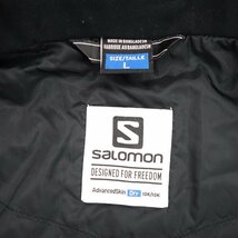 中古 18/19 Salomon C11248/171448 メンズLサイズ スノーボードジャケットウェア サロモン_画像2