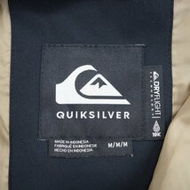 中古 21/22 Quiksilver STEEZE JK EQYTJ03334 メンズMサイズ スノーボードジャケットウェア クイックシルバー_画像2