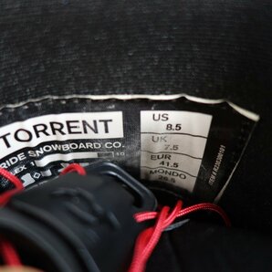 中古 23/24 RIDE TORRENT BOA メンズ26.5cm スノーボードブーツ ライド トレント ボアの画像7