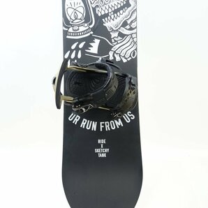 中古 16/17 RIDE BURNOUT 152cm CAPO ビンディング付き スノーボード ライド バーンアウト カポの画像3