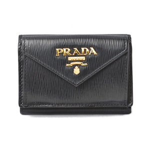 プラダ 財布/コインケース/カードケース PRADA ミニ財布 VITELLO MOVE/レザー NERO/ブラック