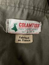 60's70's ヨーロッパヴィンテージ COLAMTISS フレンチワーク ハンティングジャケット リザードカモフラージュ フランス製 ゲームポケット_画像4