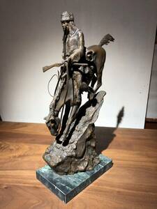 フレデリック　レミントン　ブロンズ　馬像　彫刻　アンティーク　美術品置物 Frederic Remington 工芸品 