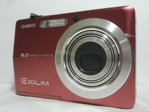 デジカメ CASIO EXILIM EX-Z600 レッド (6.0メガ) 751A