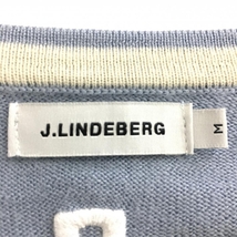 ジェイリンドバーグ セーター ブルーグレー Vネック メンズ M ゴルフウェア J．LINDEBERG_画像4