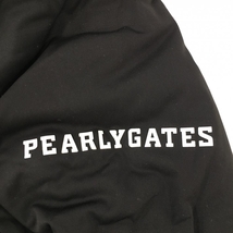 パーリーゲイツ ダウンジャケット 黒×白 異素材切り替え レディース 1(M) ゴルフウェア PEARLY GATES_画像3