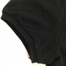バービーゴルフbyパーリーゲイツ 半袖ポロシャツ 黒 フロント英字ピンク レディース 1(M) ゴルフウェア PEARLY GATES_画像8