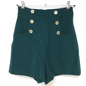[ новый товар ]no L re наклейка юбка-брюки юбка темно-зеленый одноцветный женский 0 Golf одежда NOEL REUSSIR