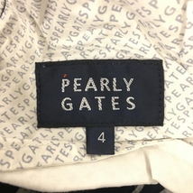 パーリーゲイツ パンツ ネイビー コットン混 ロゴレッド 無地 メンズ 4(M) ゴルフウェア PEARLY GATES_画像5