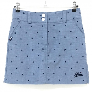 [ очень красивый товар ] filler Golf юбка темно-синий полоса звезда рисунок внутри сторона внутренний брюки женский M Golf одежда FILA GOLF