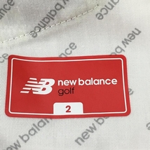 【超美品】ニューバランス スカート イエロー×グレー 総柄 メッシュ調 レディース 2(L) ゴルフウェア New Balance_画像4