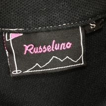 ラッセルノ 半袖ポロシャツ 黒 ビーズ レディース S ゴルフウェア RUSSELUNO_画像4