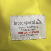 【超美品】ルコック パンツ イエロー ロゴネイビー ストレッチ レディース 11 ゴルフウェア 2022年モデル le coq sportif_画像6