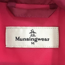 マンシングウェア 2WAYブルゾン ピンク×パープル 袖着脱可 裏地付き レディース M ゴルフウェア Munsingwear_画像6