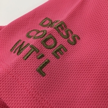 【超美品】ゾーイ 半袖ポロシャツ ピンク ロゴ刺しゅう ナンバリング レディース 40 ゴルフウェア ZOY_画像4