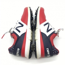 【美品】ニューバランス ゴルフシューズ レッド×ネイビー WG574SR 星条旗風 レディース 23.5 ゴルフウェア New Balance_画像4