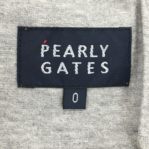 パーリーゲイツ スカート ライトグレー×ネイビー ピース柄 裏起毛 レディース 0(S) ゴルフウェア PEARLY GATES_画像6