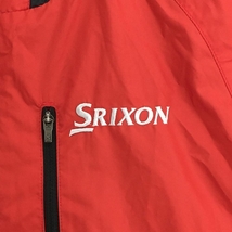 【超美品】スリクソンbyデサント ジャケット レッド×黒 裏メッシュ 3ポケット メンズ M ゴルフウェア SRIXON_画像3