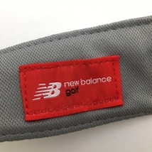 【超美品】ニューバランスゴルフ サンバイザー 白×ネイビー 立体ロゴ刺しゅう FR ゴルフウェア New Balance_画像6