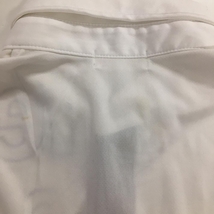 ルコック 半袖ポロシャツ 白×ネイビー ビッグプリント メンズ M ゴルフウェア le coq sportif_画像7