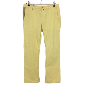  ракушка bo стрейч брюки желтый × зеленый кромка * кромка обратная сторона * бедра загрязнения мужской 42 Golf одежда CHERVO