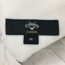 キャロウェイ パンツ 白 サイドメッシュ ポケット複数 裏地付き メンズ M ゴルフウェア Callaway_画像3