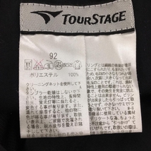 ツアーステージ タックパンツ 黒 コーデュロイ メンズ 92 ゴルフウェア TOURSTAGE_画像4