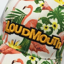 【超美品】ラウドマウス メッシュキャップ 白×ピンク フラミンゴベイ ゴルフウェア LOUDMOUTH_画像7