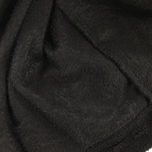 【美品】ジャックバニー ボアパーカー 黒 凹凸ロゴ フリース メンズ 5(L) ゴルフウェア 2021年モデル Jack Bunny_画像6