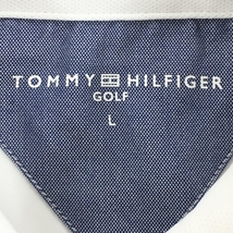 【美品】トミーヒルフィガー 半袖ポロワンピース 白×ネイビー ロゴプリント レディース L ゴルフウェア Tommy Hilfiger Golf_画像6