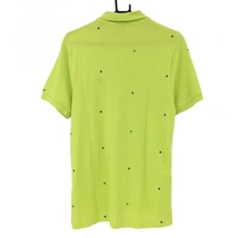 ナイキ 半袖ポロシャツ ライトグリーン×パープル 星刺しゅう メンズ XL ゴルフウェア NIKE_画像2