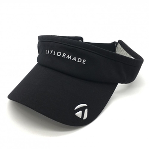 [ super-beauty goods ] TaylorMade sun visor black × white Logo .... free (55-57cm) Golf wear 2022 year of model TaylorMade