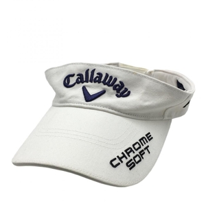  Callaway козырек белый × темно-синий Logo ....FR Golf одежда Callaway