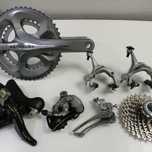 【おまけ付】シマノ アルテグラ 6700 10S シルバー セット SHIMANO ULTEGRA ST-6700 FD-6700 RD-6700-SS BR-6700 FC-6750 CS-6700 CS-5600の画像1