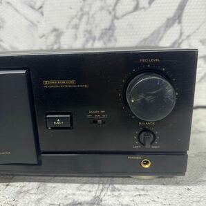 MYM4-137 激安 TEAC Stereo Cassette Deck V-600 カセットデッキ 通電OK 中古現状品 ※3回再出品で処分の画像3