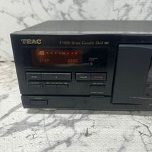 MYM4-137 激安 TEAC Stereo Cassette Deck V-600 カセットデッキ 通電OK 中古現状品 ※3回再出品で処分_画像2