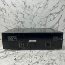 MYM4-143 激安 Panasonic STEREO DOUBLE CASSETTE DECK RS-TR515 ダブルカセットデッキ 通電OK 中古現状品 ※3回再出品で処分_画像6